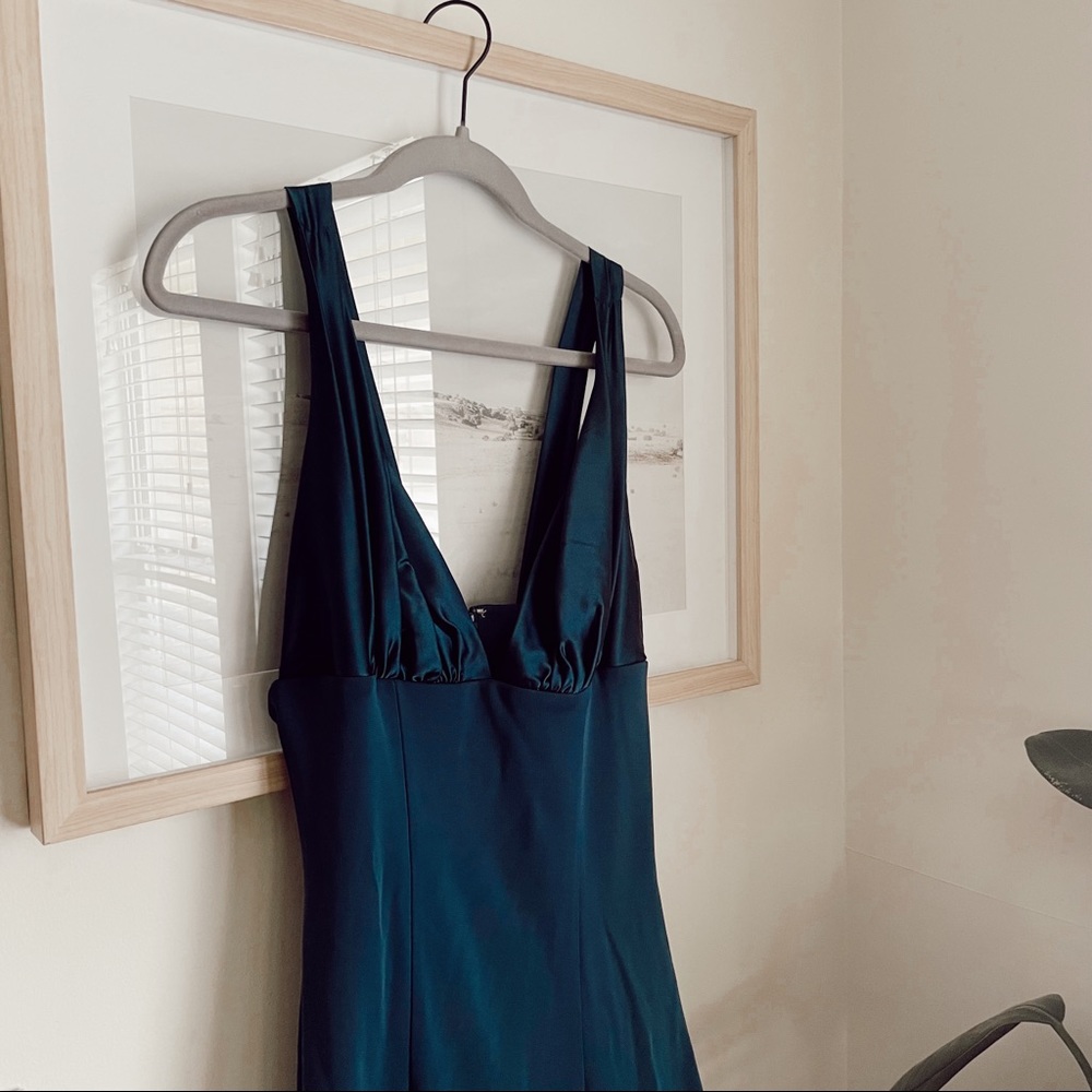 Vintage Maria Bianca Nero Teal Dress - Picture 3 of 3